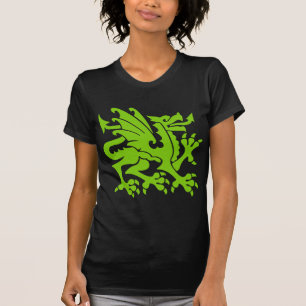 Camiseta Dragão heráldico 01 - verde de Marciano