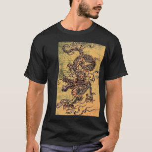Camiseta Dragão japonês, século XIX 3