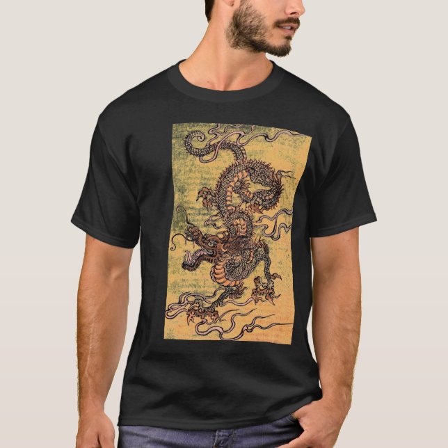 Camiseta Dragão japonês, século XIX 3 (Frente)