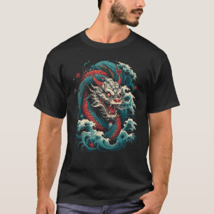 Camiseta Dragão Japonês Tattoo Art Irezumi Japonês Art Gr