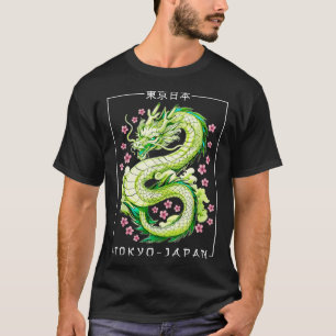 Camiseta Dragão Japonês Tóquio Japão anos 80 Ani Mítico Asi