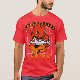 Camiseta Dragão Jogando Vídeo Jogo