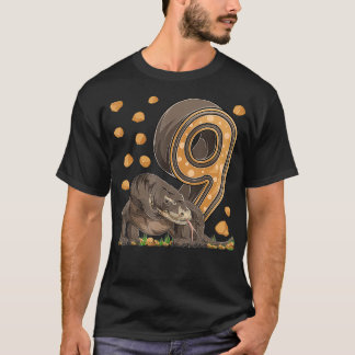 Camiseta Dragão Komodo, 9 anos, réptil 9.a parte de anivers