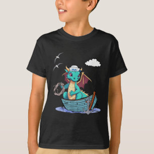 Camiseta Dragão Marinho Marinheiro Barco Marítimo Marinheir