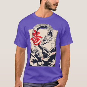 Camiseta Dragão marítimo japonês