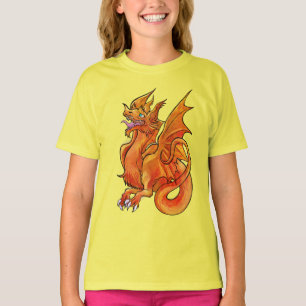Camiseta Dragão medieval Wyvern