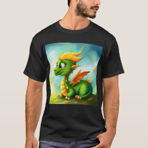 Camiseta Dragão místico fantasia bonito