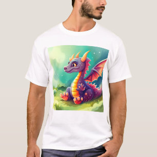 Camiseta Dragão místico fantasia bonito