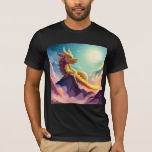 Camiseta Dragão místico fantasia bonito