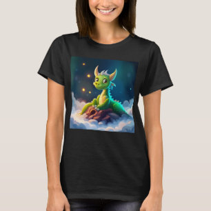 Camiseta Dragão místico fantasia bonito