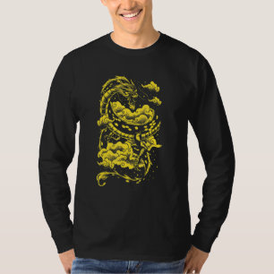 Camiseta Dragão-Mítico Criatura Chinesa Voador Dragão