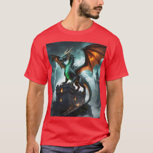 Camiseta 🦕 🦖 Dragão Mítico Design 🐉 ✨