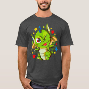 Camiseta Dragão Mítico Fantasia Criadora Dragão Cuto