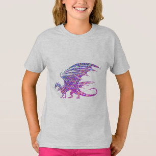 Camiseta Dragão Mosaico Incrível
