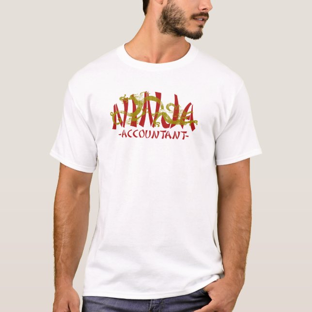 Camiseta Dragão Ninja - contador (Frente)