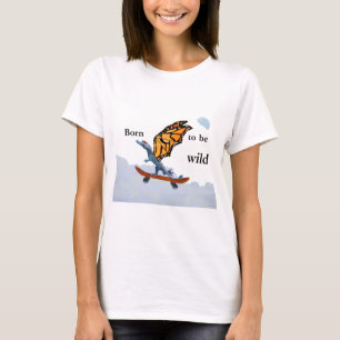 Camiseta Dragão no skate