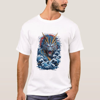 Camiseta Dragão Oceânico