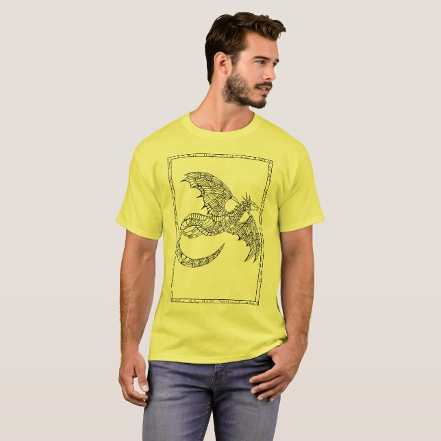 Camiseta Dragão Ocidental T-Shirt (Frente Completa)