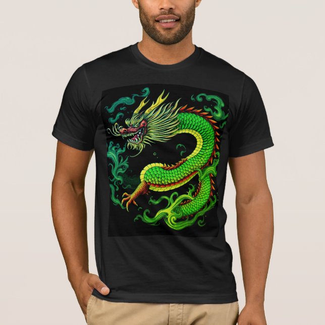 Camiseta Dragão Oriental Místico (Frente)