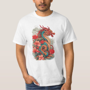 Camiseta Dragão Oriental poderoso