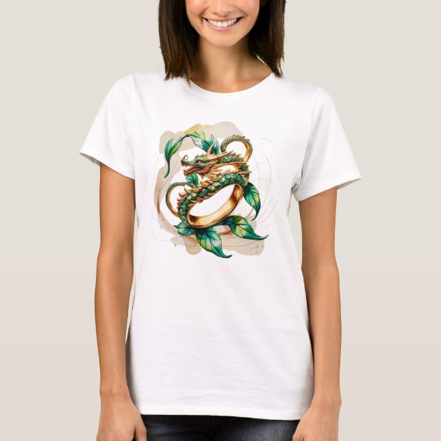 Camiseta dragão ouro (Frente)
