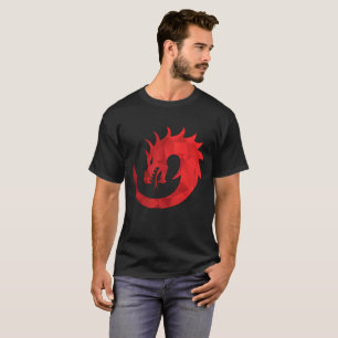 Camiseta Dragão Ouroboros Vermelho - Circular Míst