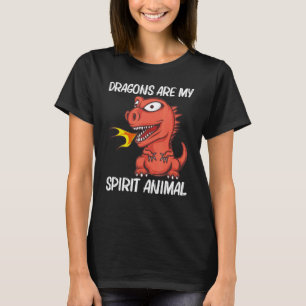 Camiseta Dragão Para Homens Criaturas De Fogo 2