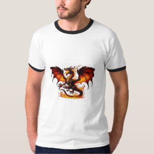 Camiseta Dragão para respirar fogo