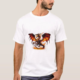 Camiseta Dragão para respirar fogo