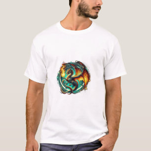 Camiseta Dragão para respirar fogo