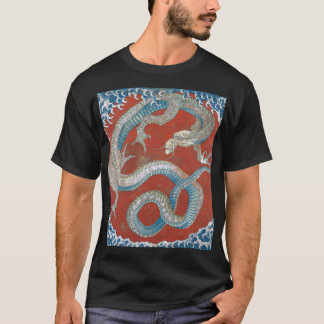 Camiseta Dragão por Katsushika Hokusai