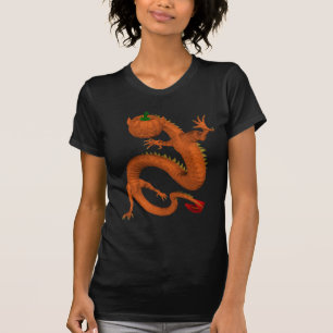 Camiseta Dragão Pumpkin do Orange Halloween