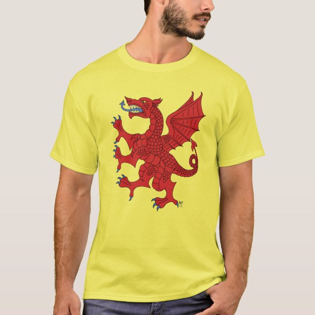 Camiseta Dragão Rampante Gules (Frente)