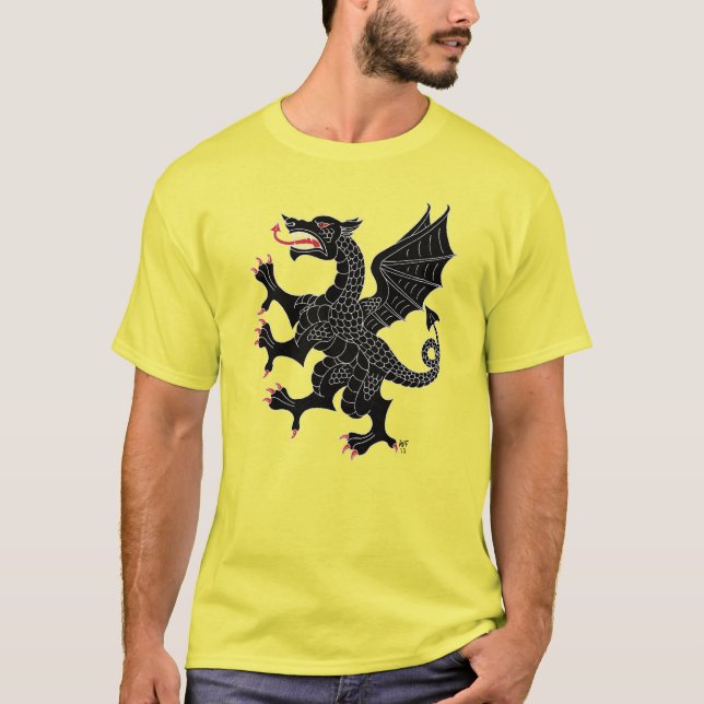 Camiseta Dragão Rampante Sable (Frente)