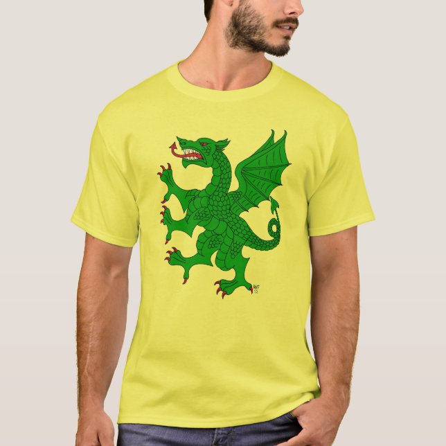 Camiseta Dragão Rampante Verde (Frente)
