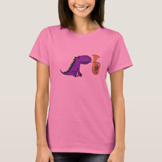 Camiseta Dragão roxo dos CF que joga o t-shirt da tuba