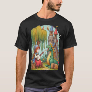 Camiseta Dragão Serenata Por Uma princesa Mística