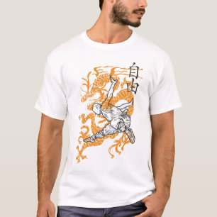 Camiseta Dragão Shaolin Artistics Impressão Graphical On De