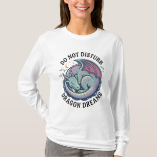 Camiseta Dragão Sonhos Estética Fantasia Não Perturbe Des