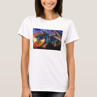 Camiseta Dragão Superior de Esparguete feminino