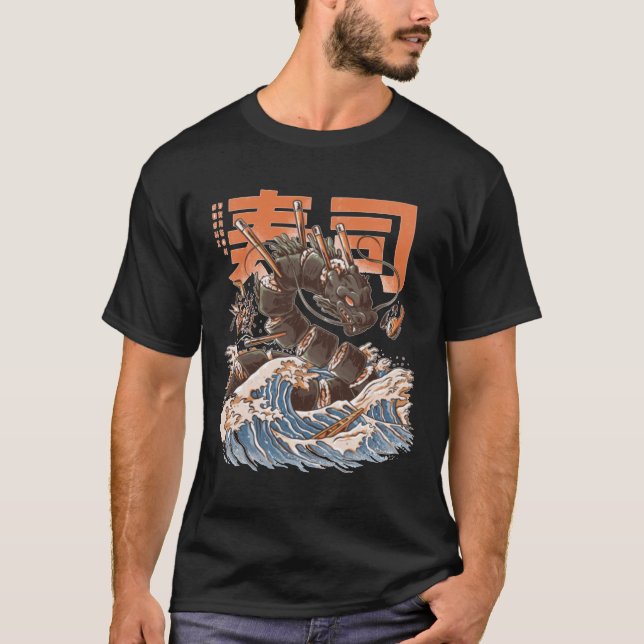 Camiseta Dragão Sushi (Frente)