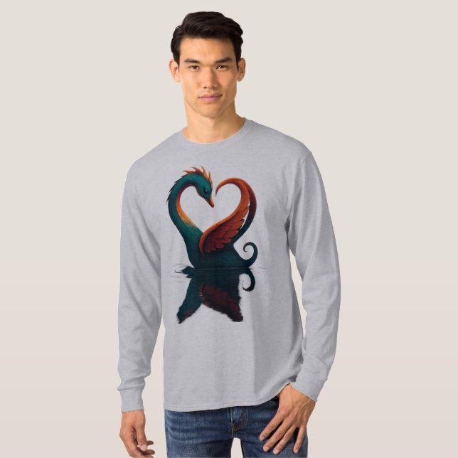 Camiseta Dragão Swan do Amor (Frente Completa)