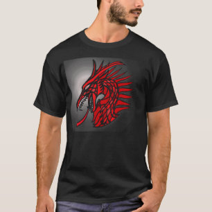 Camiseta Dragão T de GemCrest:  Rubi