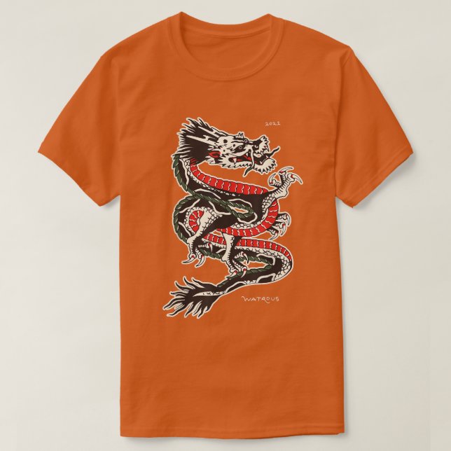 Camiseta Dragão Tradicional (Frente do Design)