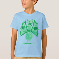 Dragão Verde Com Trevos