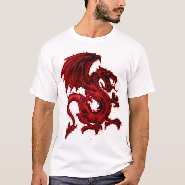 Camiseta Dragão vermelho (Frente)