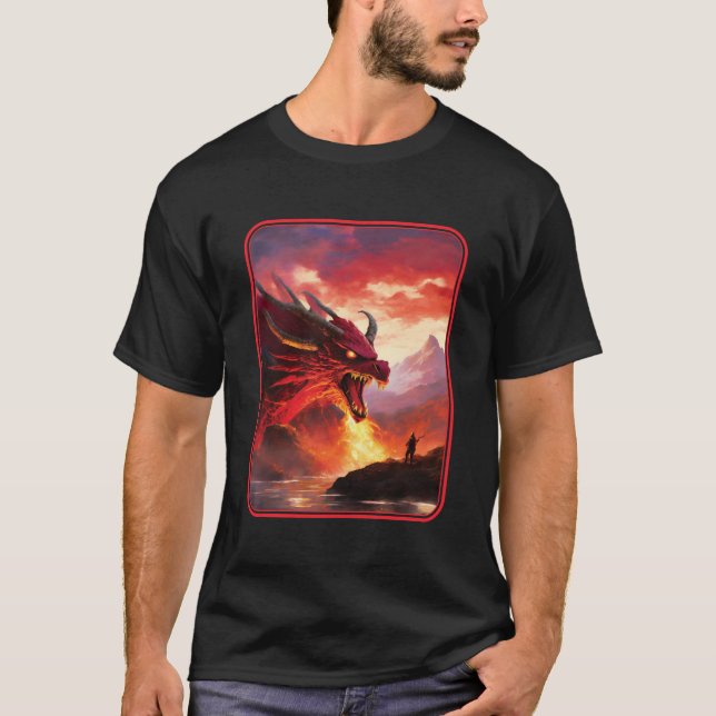 Camiseta Dragão Vermelho nº 1 (Frente)