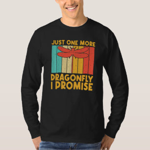 Camiseta Dragão Vintage Fly Para Homens Mulheres Libélula I