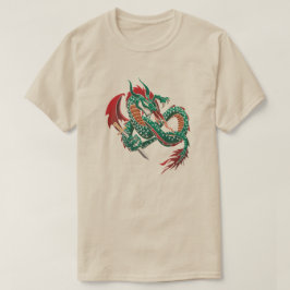 Camiseta Dragão Voador Verde