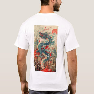 Camiseta Dragão Wings for Peace em Hong Kong - Vintage Styl